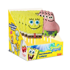 Lizak Marshmallow Spongebob 45g/12