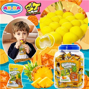 AN-BA Bubble Gum Pineapple 4g/150