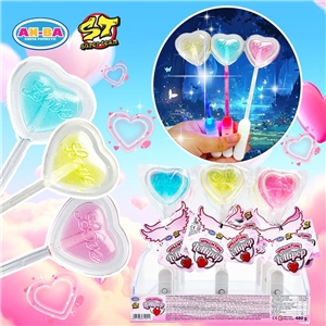 AN-BA Serduszko Lizak Świecący 20g/24