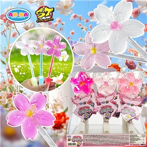 AN-BA Kwiatek Lizak Świecący 20g/24