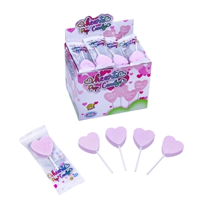 AN-BA Lizak pudrowy serce 10g/48