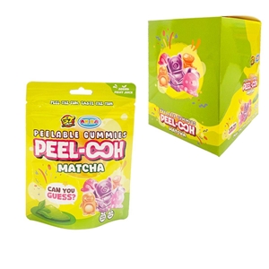 AN-BA Peeling Gummies 3D o smaku Matcha 60g/6