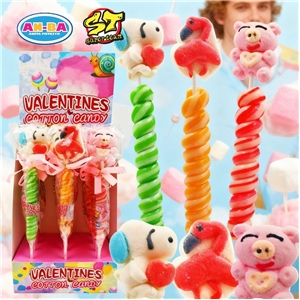 AN-BA Lizak świder z figurką Marshmallow 35g/12