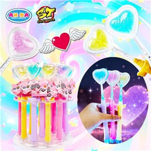 AN-BA Lizak Świecące Serce w Tubie 20g/18