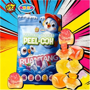 AN-BA Żelki 3D Peeling Zwierzęta 80g/50