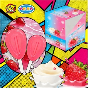 AN-BA Lizak rozpuszczalny strawber - yogurt 12g/12