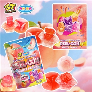 AN-BA Peeling 3D o smaku White Peach 60g/12