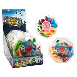 AN-BA Halloween Body Parts With Gel Candy 240g/6