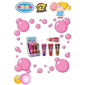 AN-BA Crazy Bubble Paste Guma w Tubie 70g/12
