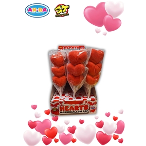 Lizak Marshmallow Heart Shape AN-BA 35g/24