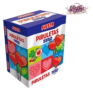 FIESTA Piruleta Serce ZERO Cukru 13g/70