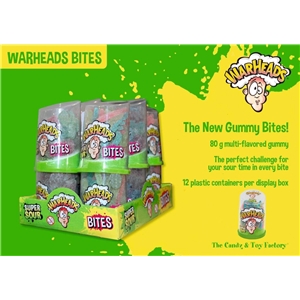 Warheads Bites 80g/12